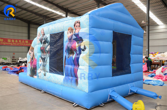 Commercieel opblaasbaar springhuis Combo Slide Draagbaar Bevroren Kasteel voor leuke feesten