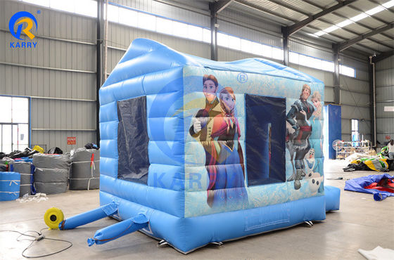 Commercieel opblaasbaar springhuis Combo Slide Draagbaar Bevroren Kasteel voor leuke feesten