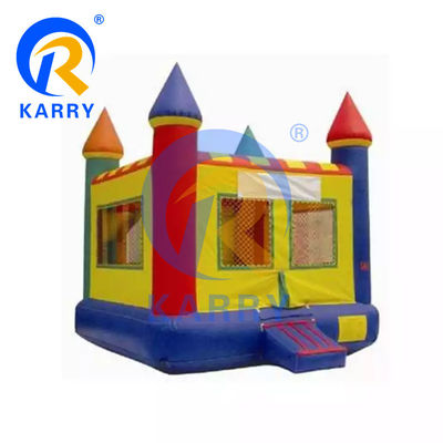 Outdoor opblaasbare trampoline combo bouncer voor feest verhuur bedrijf in het pretpark