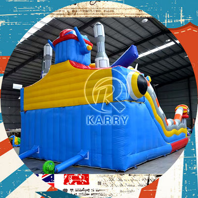 Luchtvervoer opblaasbaar kasteel speeltuin park voor Big Fun City Bounce House Bouncer Slide