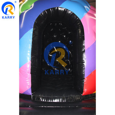 Commercieel kind Trampoline Disco Dome Bouncy Castle Pompkastel met lichte muziek