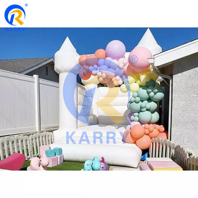 EN71/CE-gecertificeerde pastel springkasteelspringer met balput voor buitenspelplaats