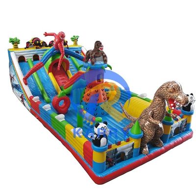Commerciële PVC opblaasbare amusement speeltuin Bouncy Bouncer Air Bounce voor Unisex