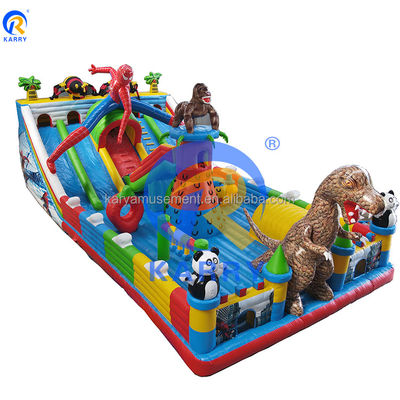 Commerciële PVC opblaasbare amusement speeltuin Bouncy Bouncer Air Bounce voor Unisex