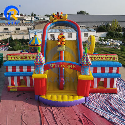 Grote opblaasbare uitsmijter spring springende kasteel glijbaan voor unisex Joy City Water World