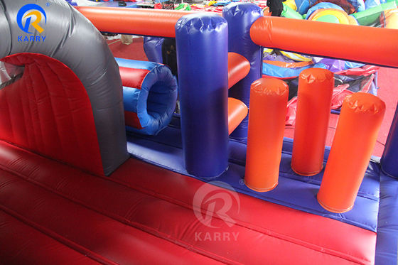 Unisex Kids Water Fun City met glijbaan en obstakel opblaasbaar springkasteel