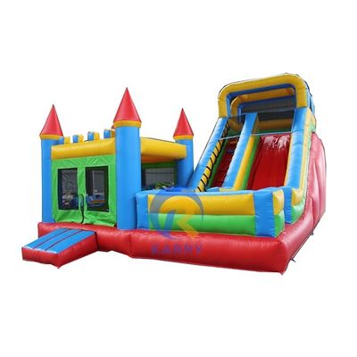 Kenmerken PORTABLE 2022 Outdoor Playground Grote waterglijbaan met opblaasbaar springhuis