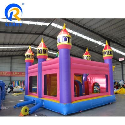 Waterglijbaan opblaasbaar springend springkasteel glijbaan combo voor kinderen in aangepaste kleur