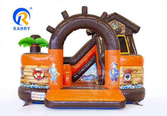 Outdoor Entertainment Unisex PVC opblaasbaar springkasteel met piratenschipontwerp