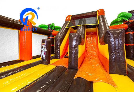 Outdoor Entertainment Unisex PVC opblaasbaar springkasteel met piratenschipontwerp