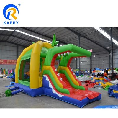 14 Jaar op Populaire Buitenopblaasbare Bouncer Slide met CE Blower en Repair Kits
