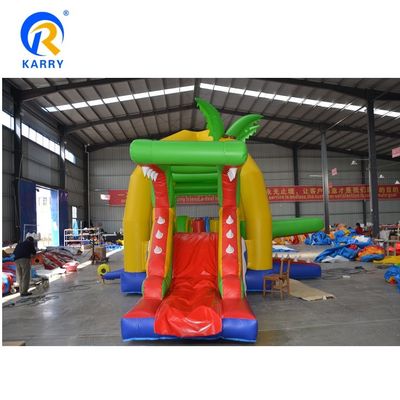 14 Jaar op Populaire Buitenopblaasbare Bouncer Slide met CE Blower en Repair Kits