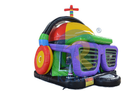 Unisex speeltuin opblaasbare muziek disco springend springkasteel voor kinderen en volwassenen