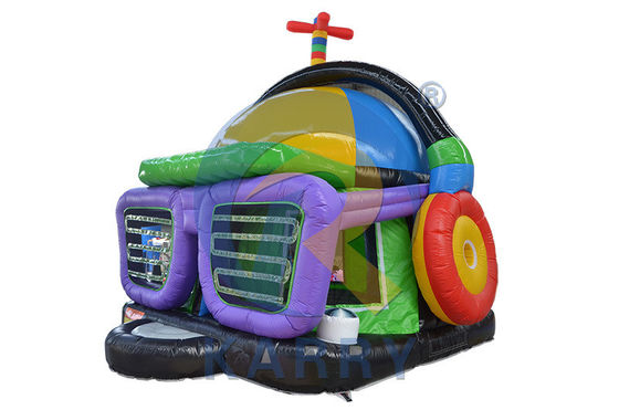 Unisex speeltuin opblaasbare muziek disco springend springkasteel voor kinderen en volwassenen