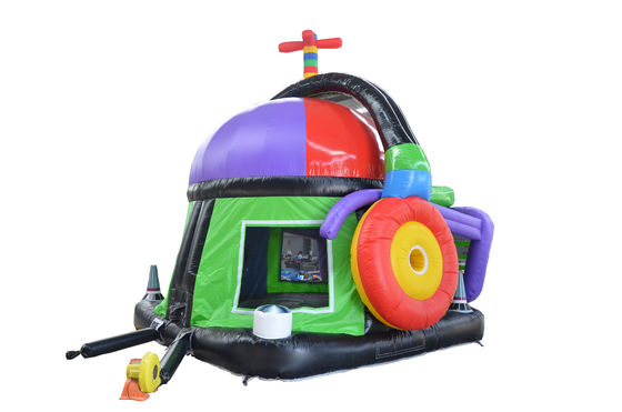 Unisex speeltuin opblaasbare muziek disco springend springkasteel voor kinderen en volwassenen
