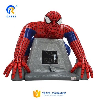 Unisex feest Plezier met CE-normen Blower Spiderman opblaasbaar Bouncy House