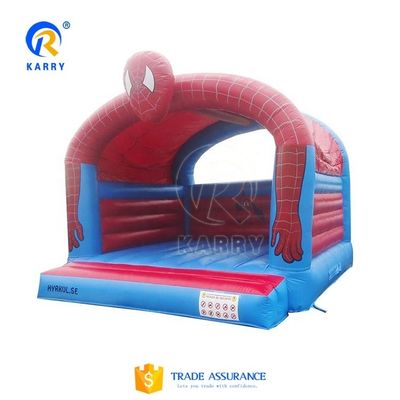 Unisex feest Plezier met CE-normen Blower Spiderman opblaasbaar Bouncy House