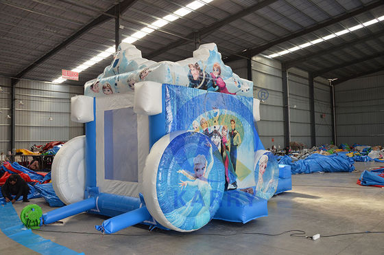 PORTABLE opblaasbare prinses wagen kasteel glijbaan combo voor kinderen en volwassenen op betaalbare prijs