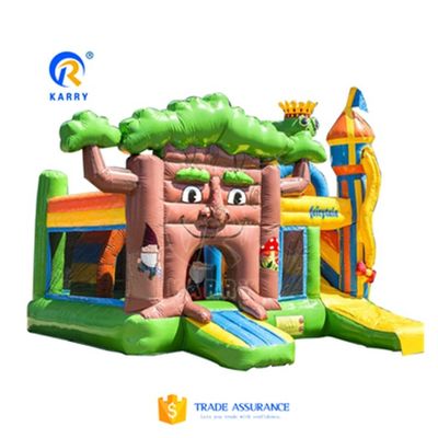 Express Air Sea Shipping Kinderen Outdoor speeltuin Opblaasbaar springhuis met glijbaan