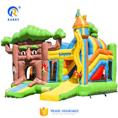 Express Air Sea Shipping Kinderen Outdoor speeltuin Opblaasbaar springhuis met glijbaan