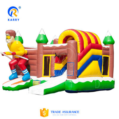 Express Air Sea Shipping Kinderen Outdoor speeltuin Opblaasbaar springhuis met glijbaan