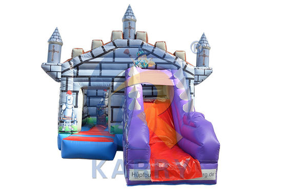Kenmerken PORTABLE Kinderen opblaasbare droogspringer springkasteel met glijbaan en kameleon