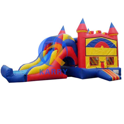 Opblaasbare waterglijbaan Combo voor unisex kasteel glijbaan bij alle feestelijkheden