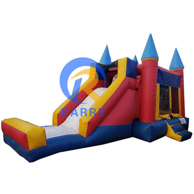 Opblaasbare waterglijbaan Combo voor unisex kasteel glijbaan bij alle feestelijkheden