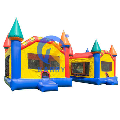 13x13ft PVC Tarpaulin Party Verhuur Commercieel Opblaasbaar Bounce House Spring met Blower