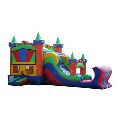 Opblaasbaar kasteel springend Commercieel Combo Bounce House voor familie-entertainment