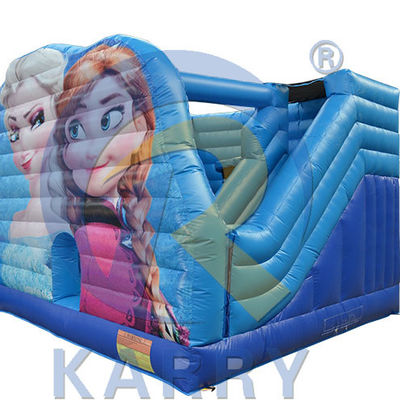 Expressverzending Kinderen Buiten Bouncy House opblaasbaar Springkasteel Bevroren Park