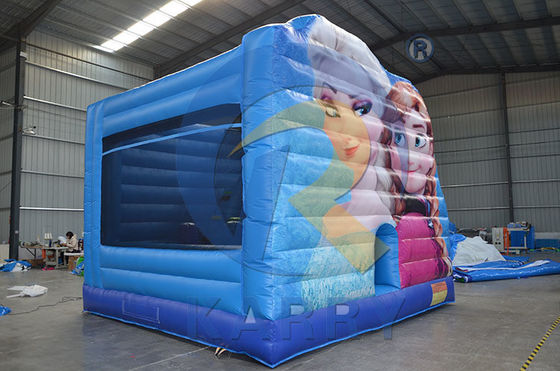 Expressverzending Kinderen Buiten Bouncy House opblaasbaar Springkasteel Bevroren Park