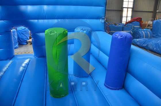 Expressverzending Kinderen Buiten Bouncy House opblaasbaar Springkasteel Bevroren Park