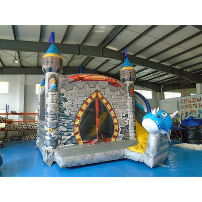 Opblaasbaar Majestic Bouncing House Castle Combo Slide Optioneel voor 5-10 passagiers