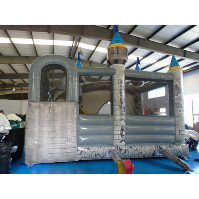 Opblaasbaar Majestic Bouncing House Castle Combo Slide Optioneel voor 5-10 passagiers