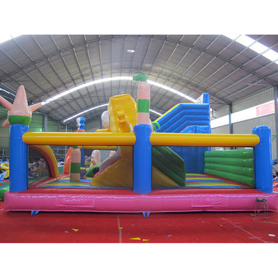 De beurs moet Aurora's commerciële SpongeBob Bounce Castle Trampoline met glijbaan