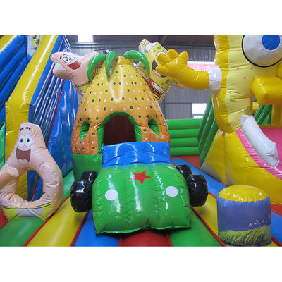 De beurs moet Aurora's commerciële SpongeBob Bounce Castle Trampoline met glijbaan