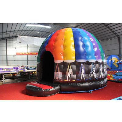 EN71/CE gecertificeerd commercieel PVC opblaasbaar disco demo springhuis voor buiten plezier