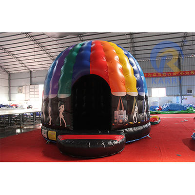 EN71/CE gecertificeerd commercieel PVC opblaasbaar disco demo springhuis voor buiten plezier
