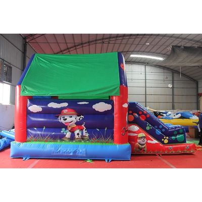 Amusement Bouncy Castle Slide Combo gemaakt van 0,55mm PVC-doek en commerciële kwaliteit