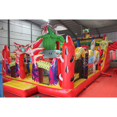 Opblaasbaar Fun City Kids Activity Center Draak Opblaasbaar Springkasteel Luchtspringen