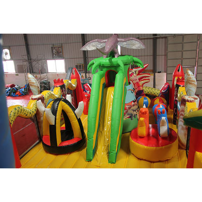 Opblaasbaar Fun City Kids Activity Center Draak Opblaasbaar Springkasteel Luchtspringen