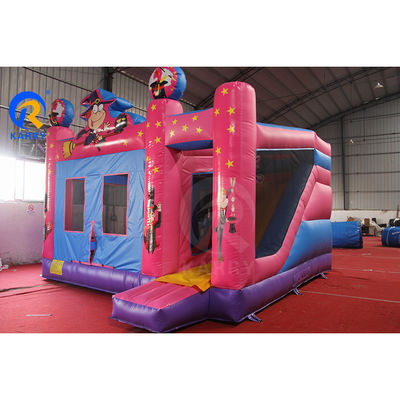 Opblaasbare kasteel waterglijbaan Combo Bouncy Jump kasteel waterglijbaan zwembad Commercieel