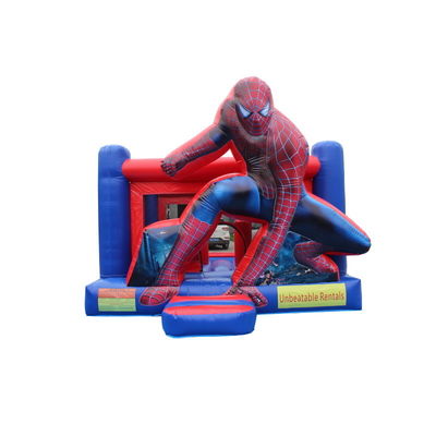 Features PORTABLE opblaasbare Spiderman Bouncer Combo voor Kids Party Verhuur
