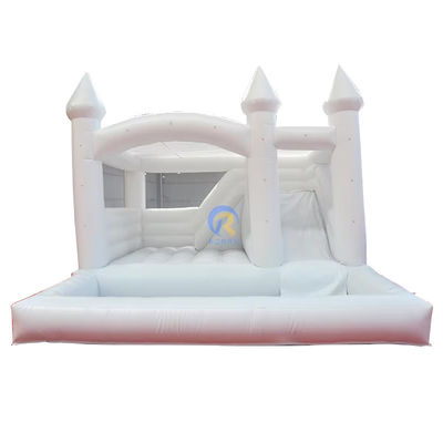 Kenmerken PORTABLE opblaasbare combo kasteel glijbaan voor bruiloftsfeest en peuter uitsmijter