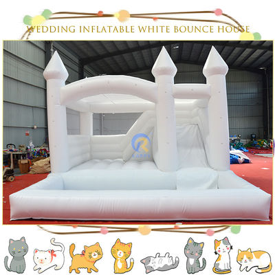 Kenmerken PORTABLE opblaasbare combo kasteel glijbaan voor bruiloftsfeest en peuter uitsmijter