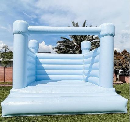 Handgetekende witte spring- en schuifopblaasbare uitsmijter ideaal voor commerciële feestjes