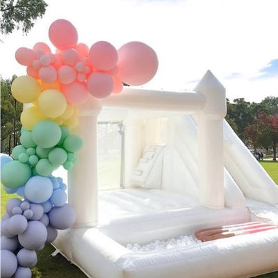 Handgetekende bruiloft Bouncy Castle Jumper met glijbaan en balpit Express Air Shipping