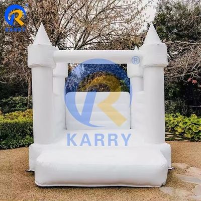 Digitaal drukken Huwelijksfeest Bouncy Castle Bounce House met glijbaan en PVC-doek