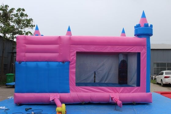 Leeftijd 14 jaar Castle Bounce Pink House Jumping Bouncy Castle voor feestverhuur